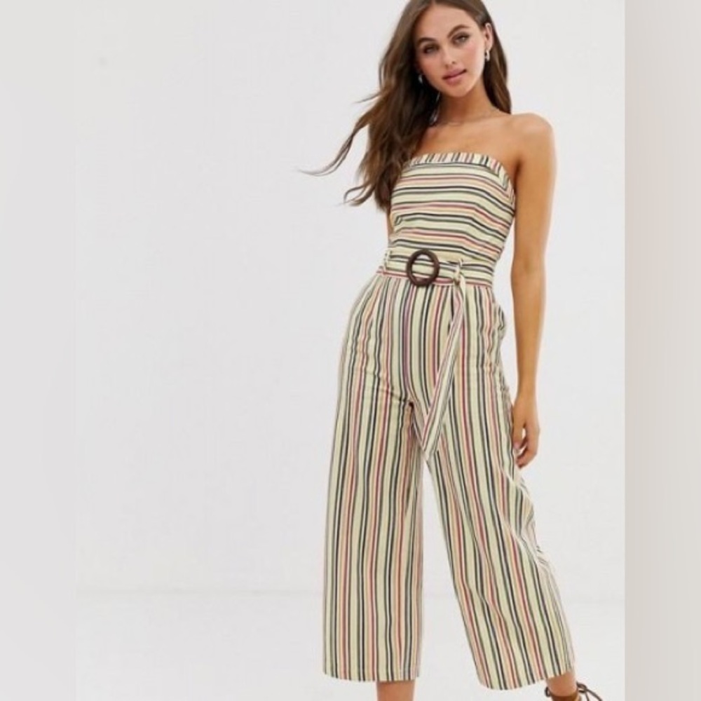 Moon River Strapless Jumpsuit Size XS
